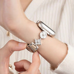 Stylish Emblem Leather Strap