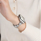 Stylish Emblem Leather Strap