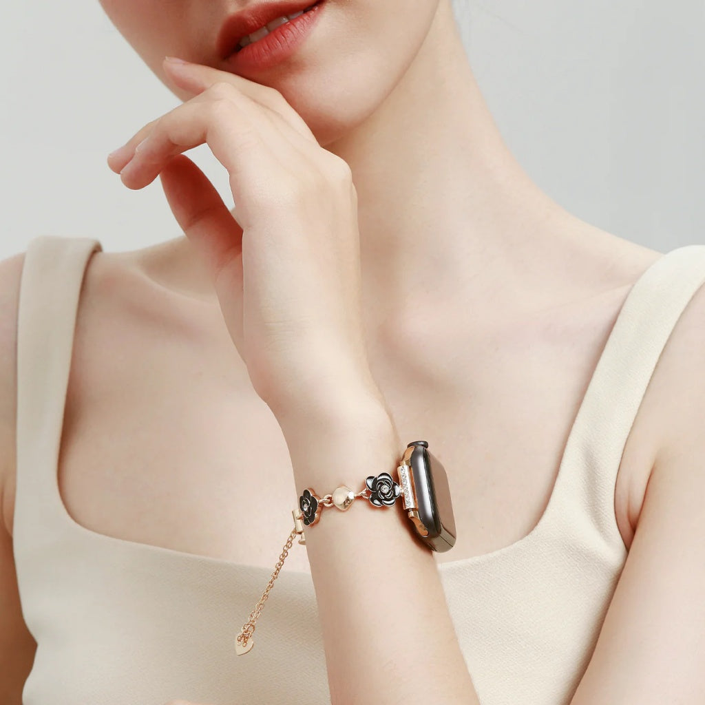 Vintage Camellia Bracelet For Apple Watch