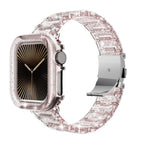 Cute Sparkle Clear  Band & Case Set