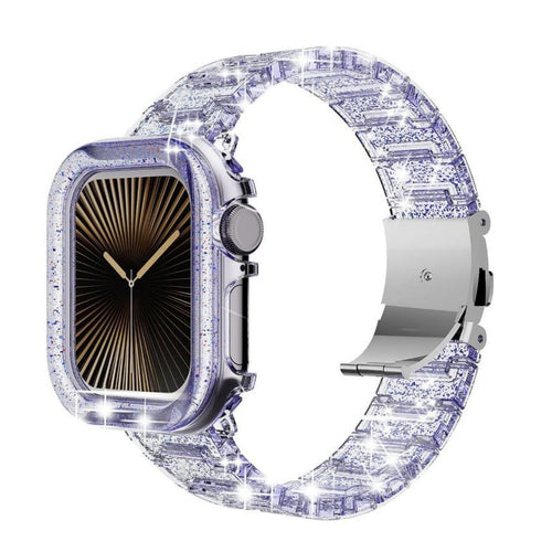 Cute Sparkle Clear  Band & Case Set