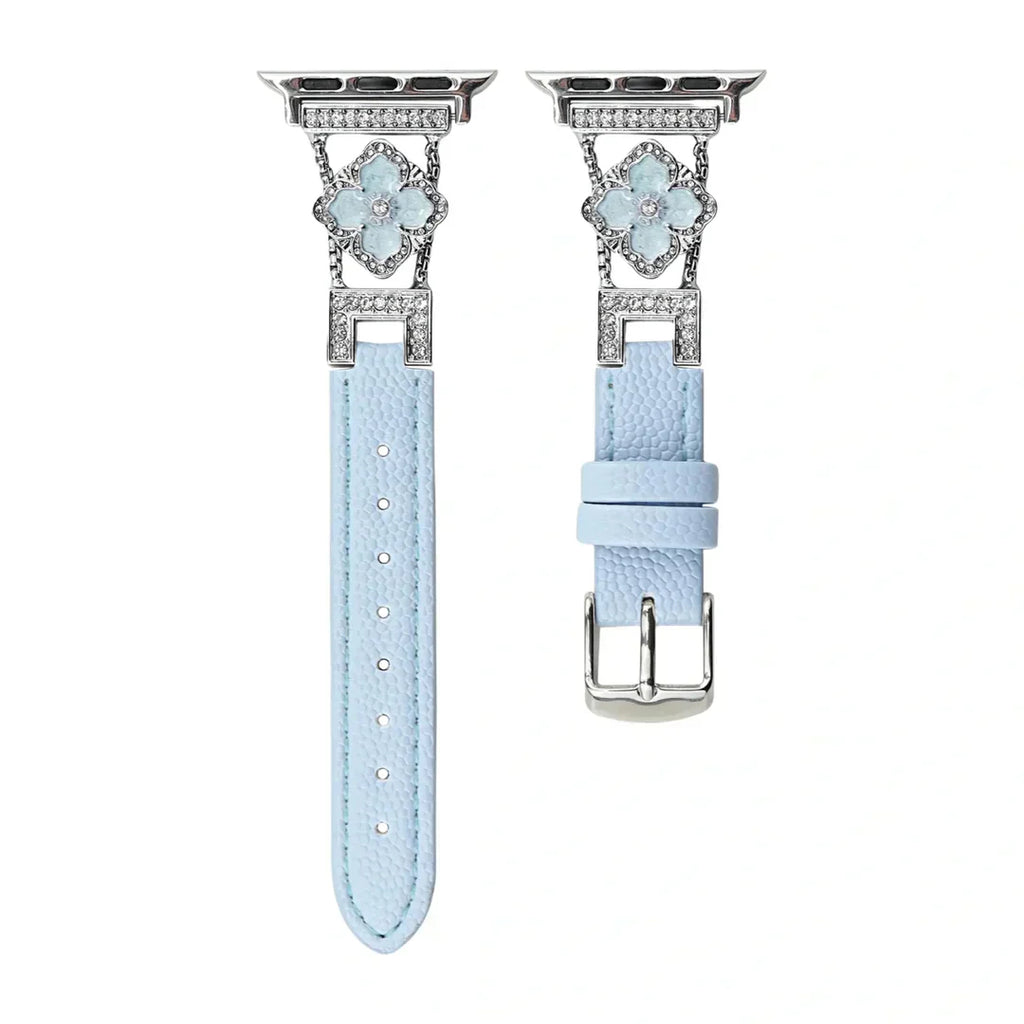Luxury Clover Leather Apple Watch Band