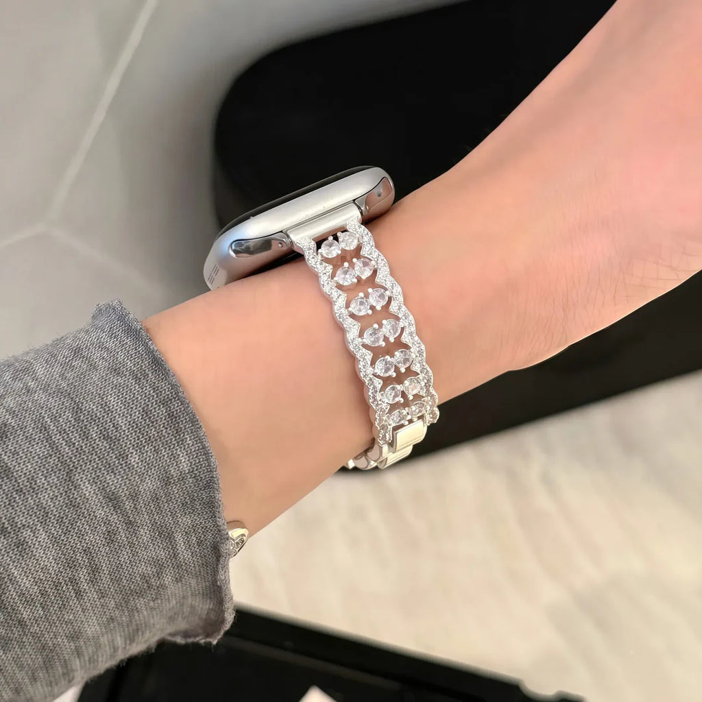 Glam Rhinestone Apple Watch Band