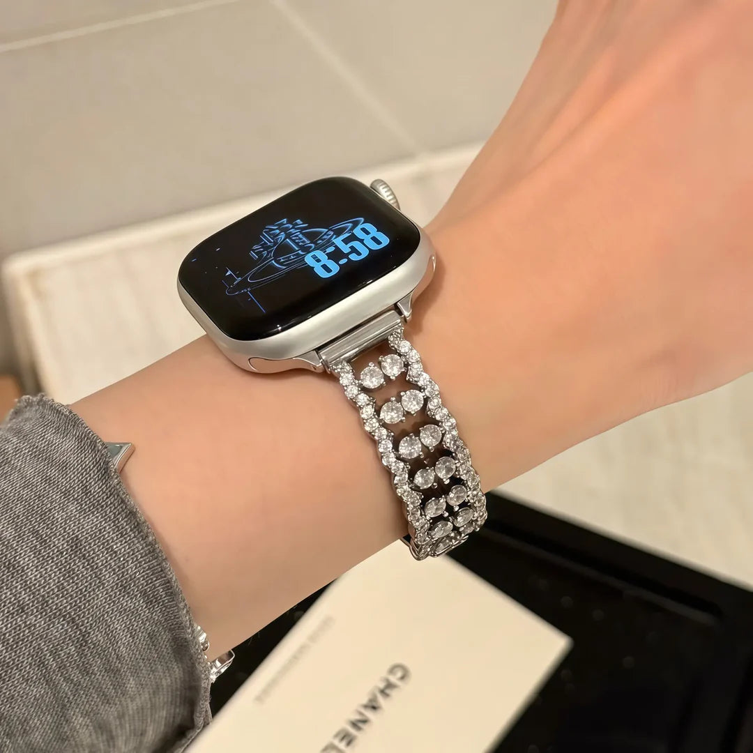 Glam Rhinestone Apple Watch Band