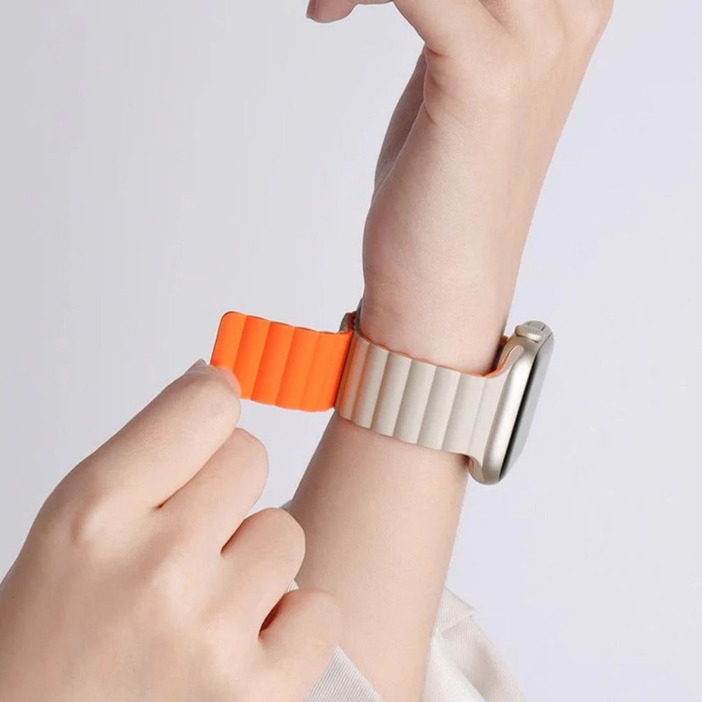Ribbed Silicone Apple Watch Band