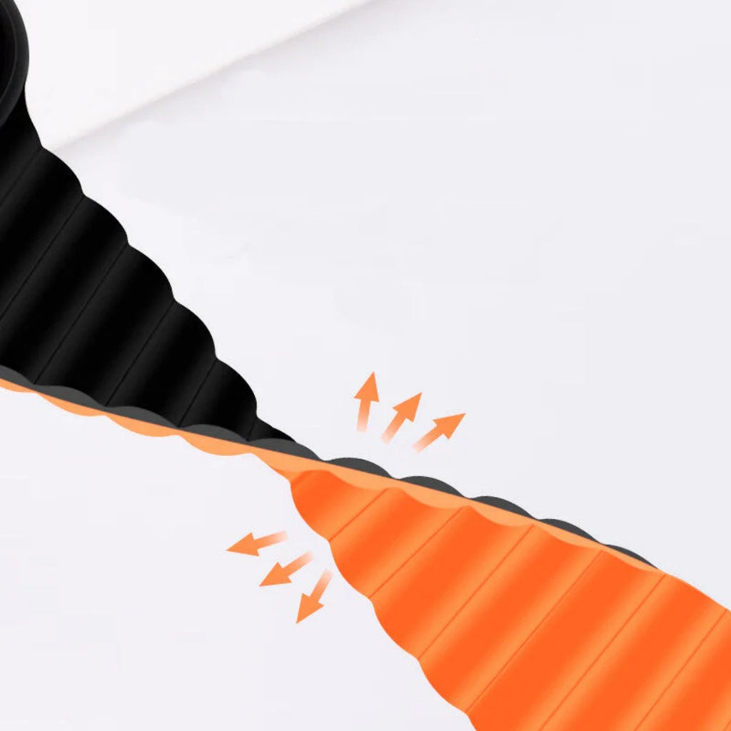 Ribbed Silicone Apple Watch Band