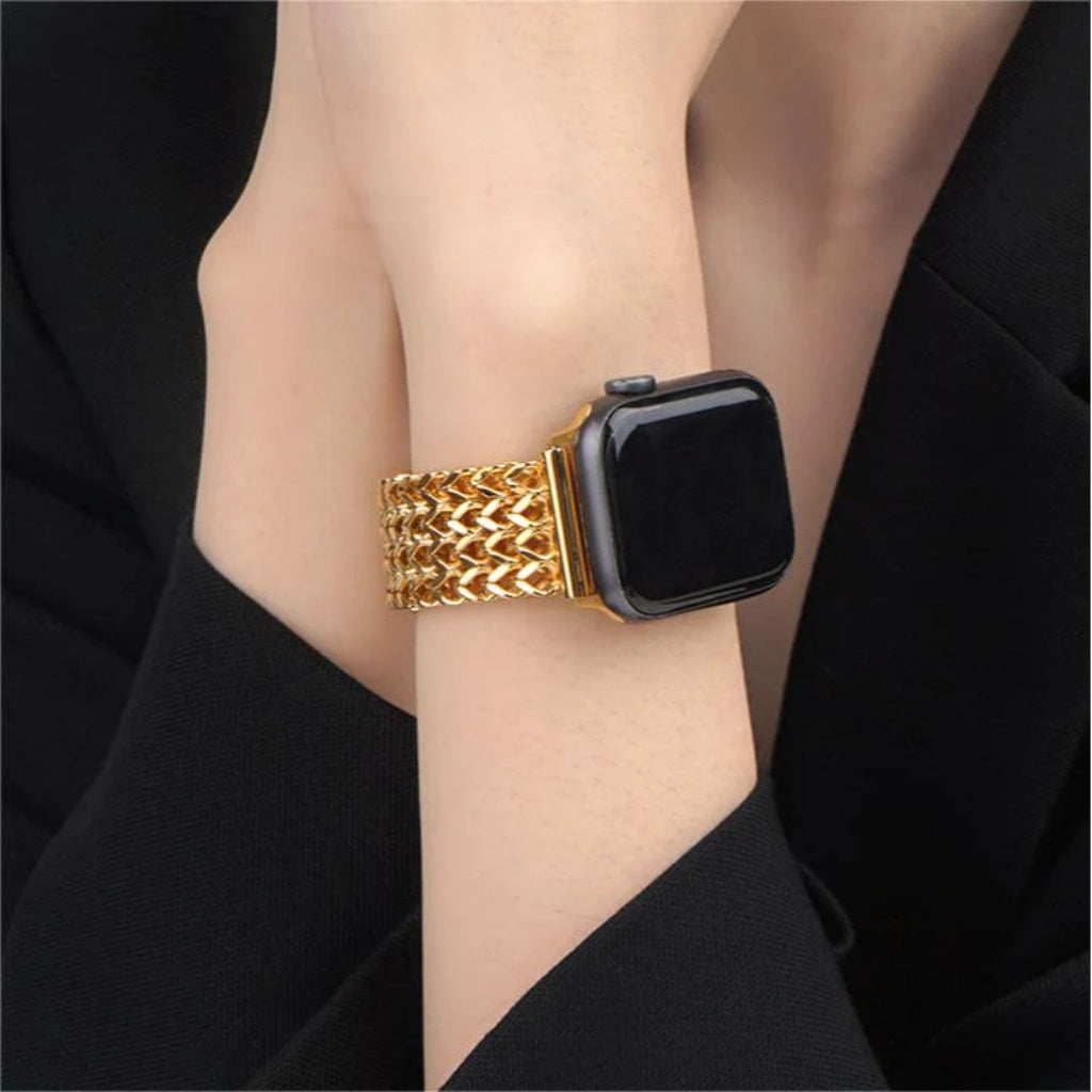 Heart Weave Stainless Steel Band
