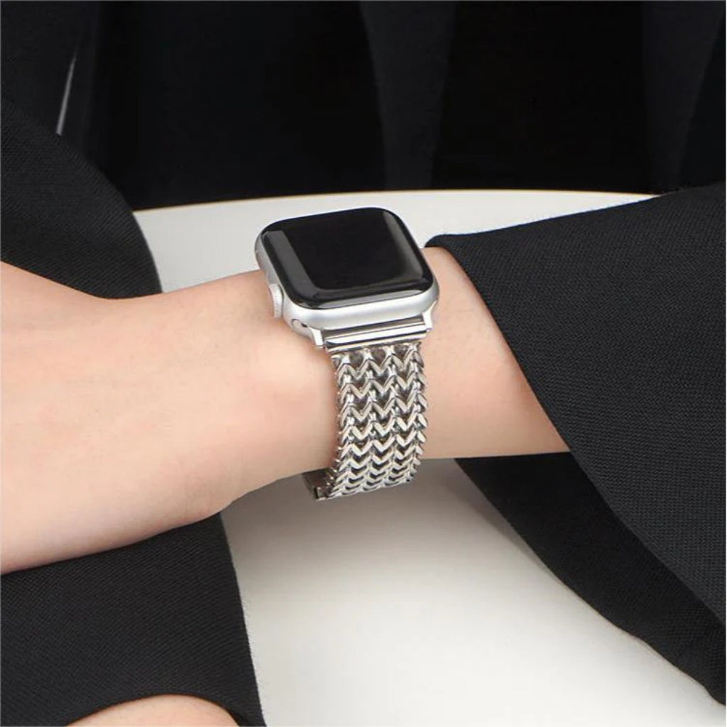 Heart Weave Stainless Steel Band