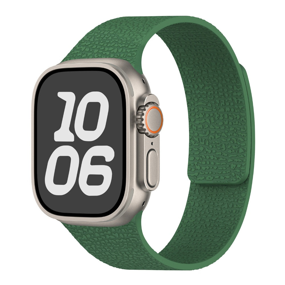 Textured Silicone Magnetic Apple Watch Band