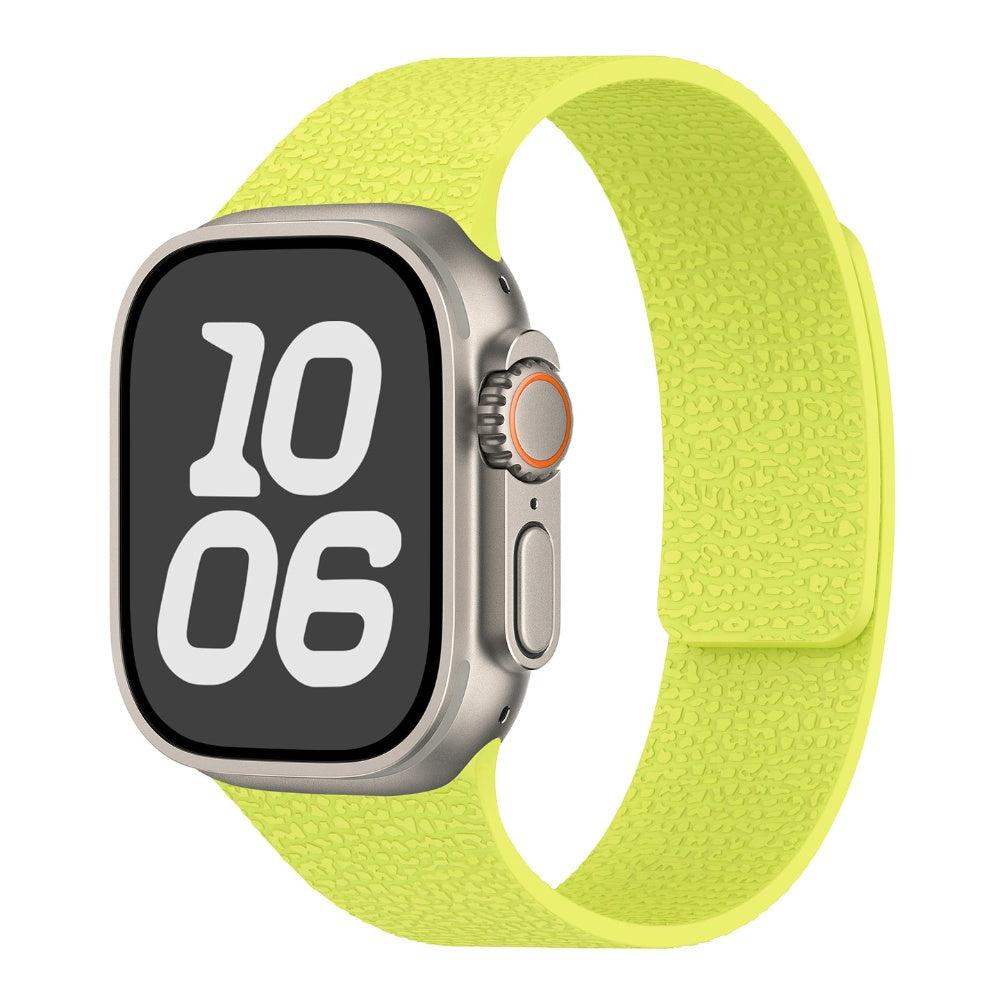 Textured Silicone Magnetic Apple Watch Band
