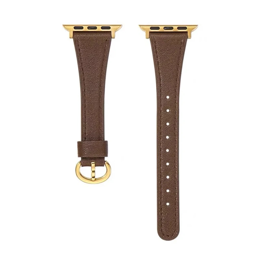 Horseshoe Buckle Leather Strap For Apple Watch