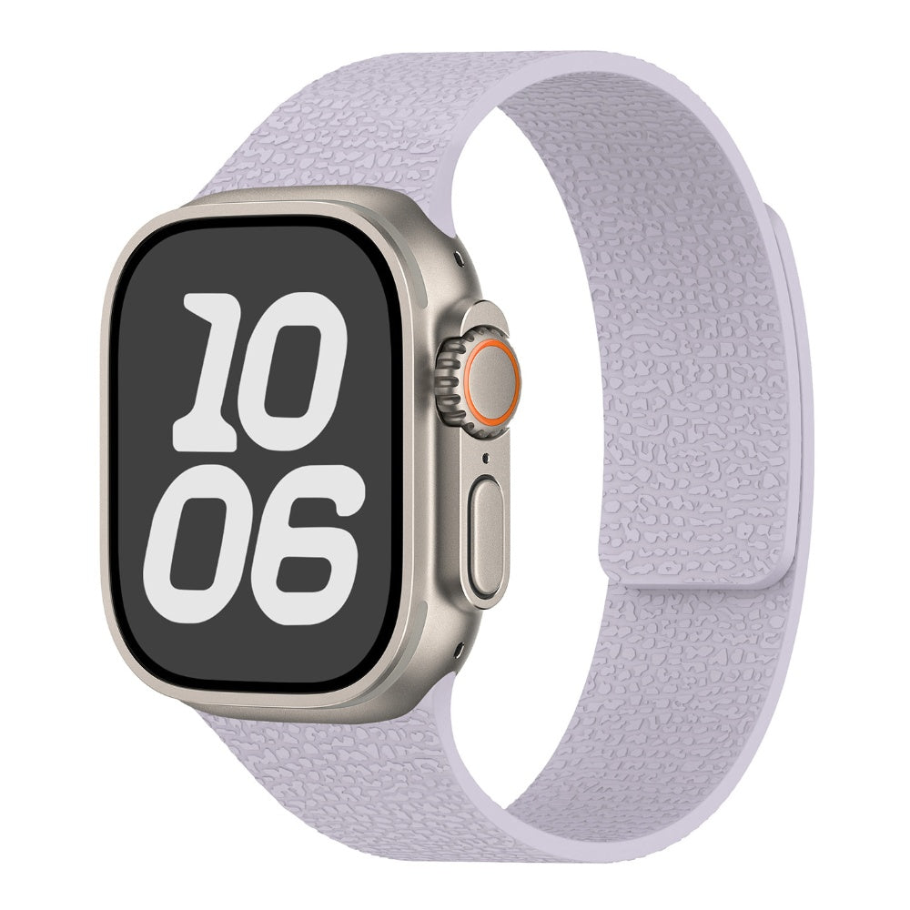 Textured Silicone Magnetic Apple Watch Band
