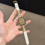 Metal Star Leather Apple Watch Band