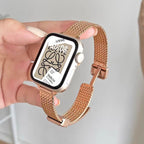Wheat Pattern Metal Watch Band