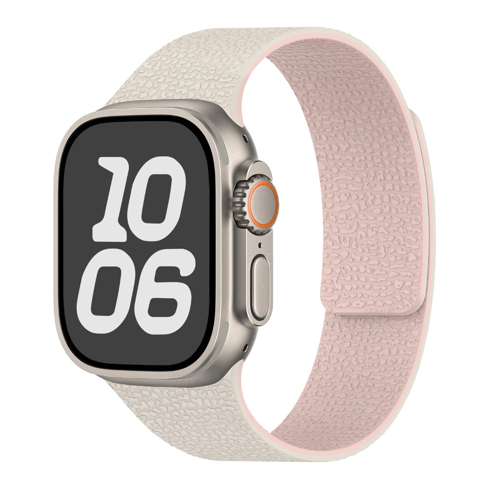 Textured Silicone Magnetic Apple Watch Band