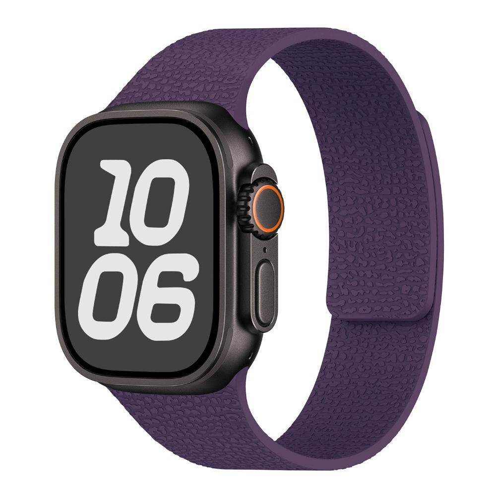 Textured Silicone Magnetic Apple Watch Band
