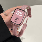 Wheat Pattern Metal Watch Band