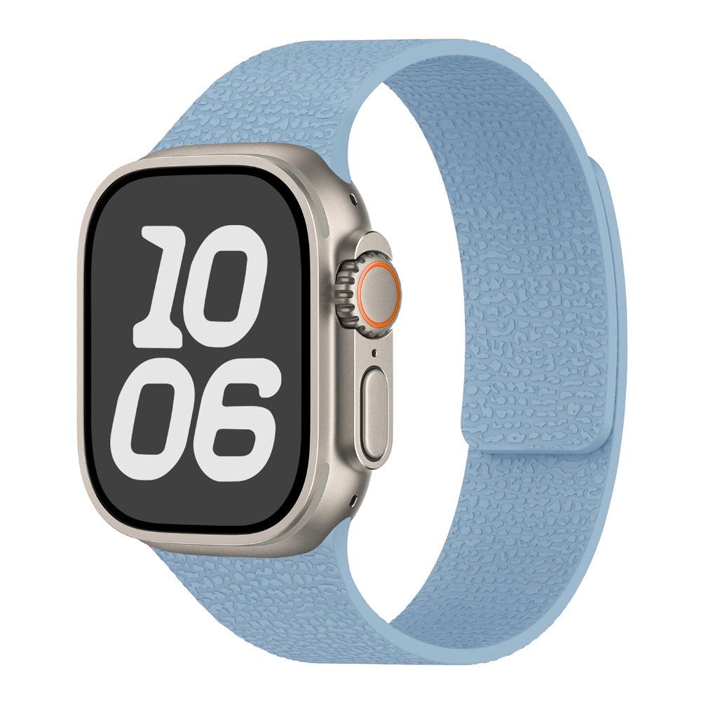 Textured Silicone Magnetic Apple Watch Band