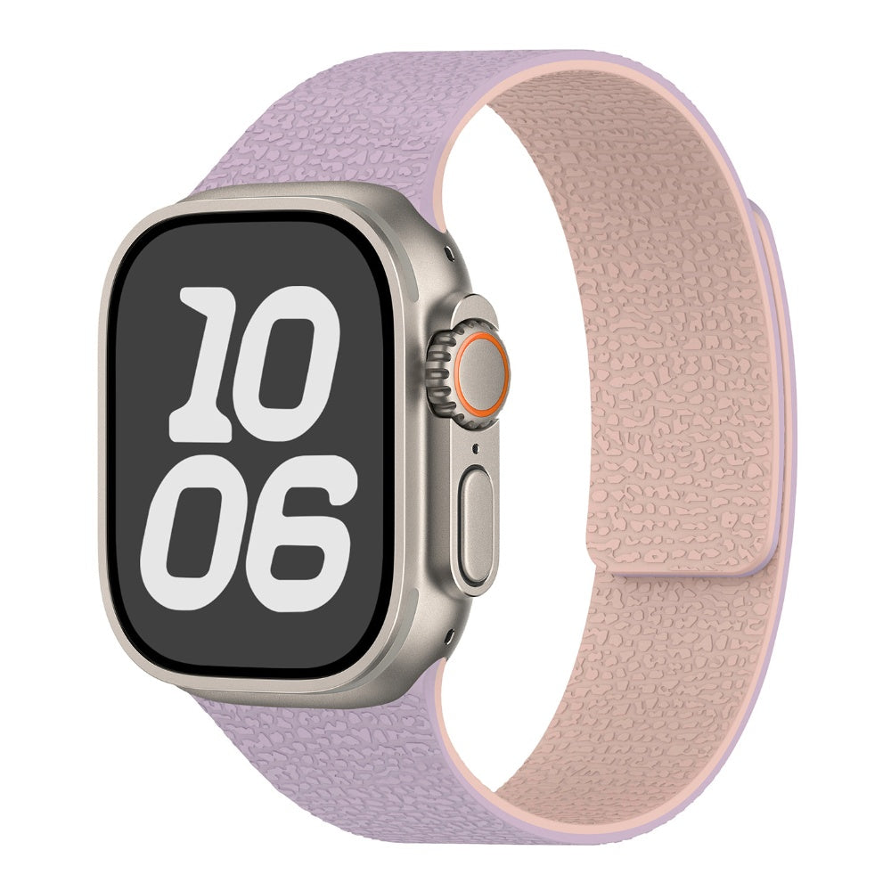 Textured Silicone Magnetic Apple Watch Band