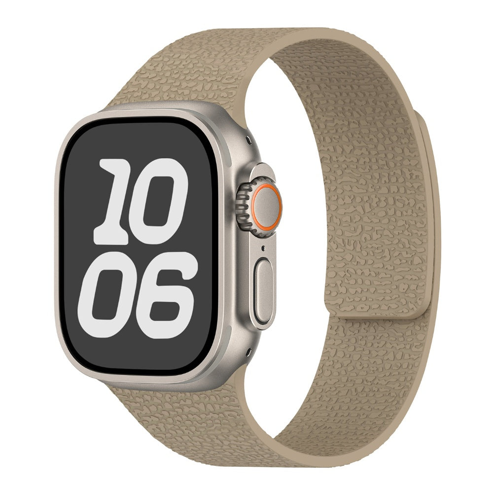 Textured Silicone Magnetic Apple Watch Band