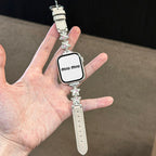 Metal Star Leather Apple Watch Band