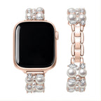 Elegant Pearl Apple Watch Bracelet
