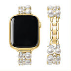 Elegant Pearl Apple Watch Bracelet