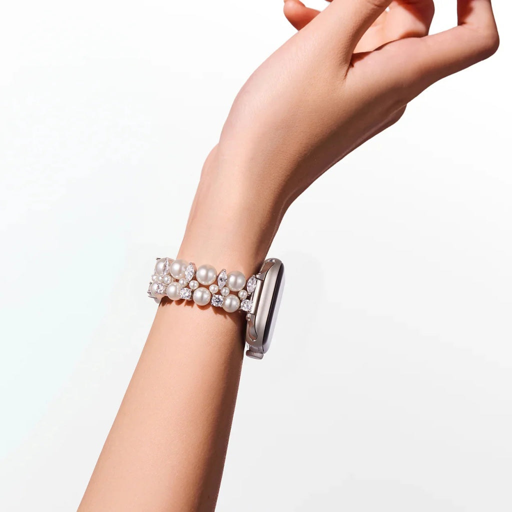 Elegant Pearl Apple Watch Bracelet