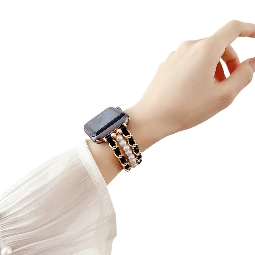 Pearl & Chain Apple Watch Band