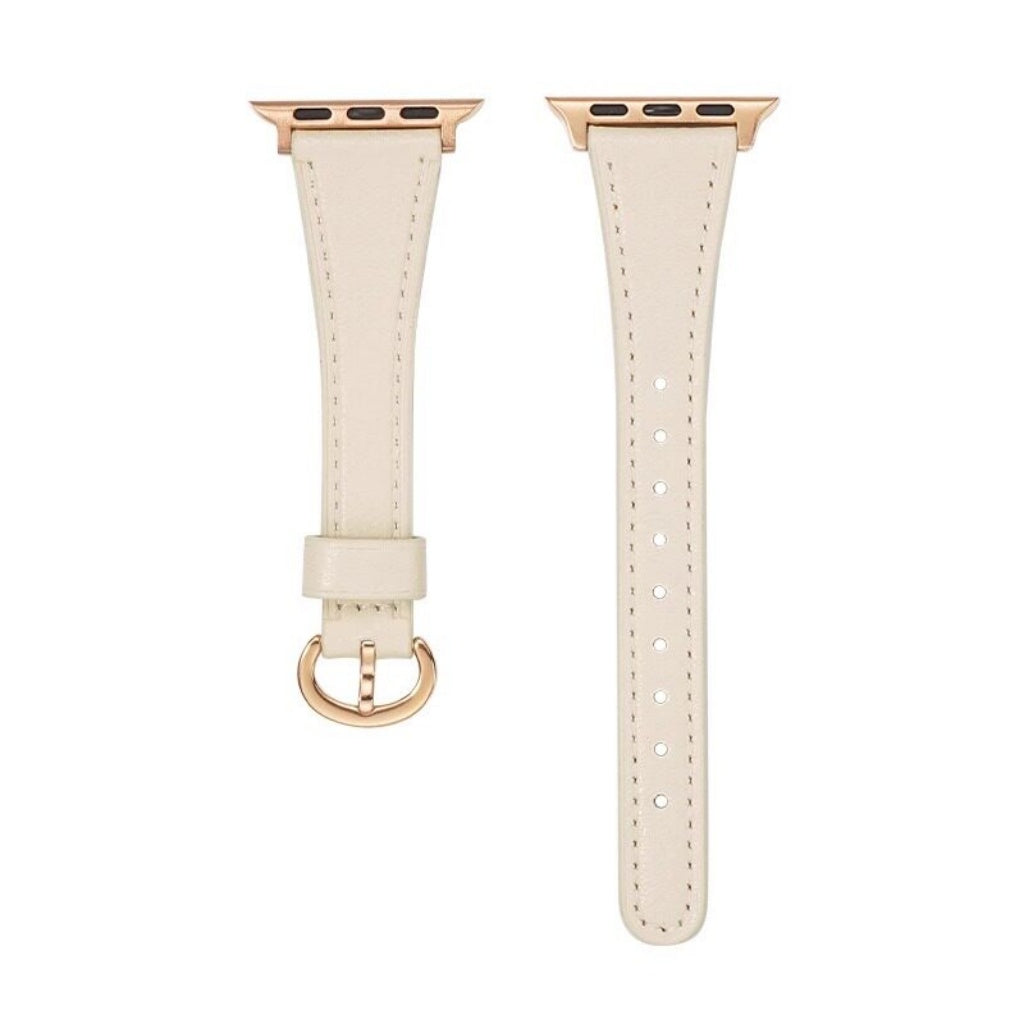 Horseshoe Buckle Leather Strap For Apple Watch
