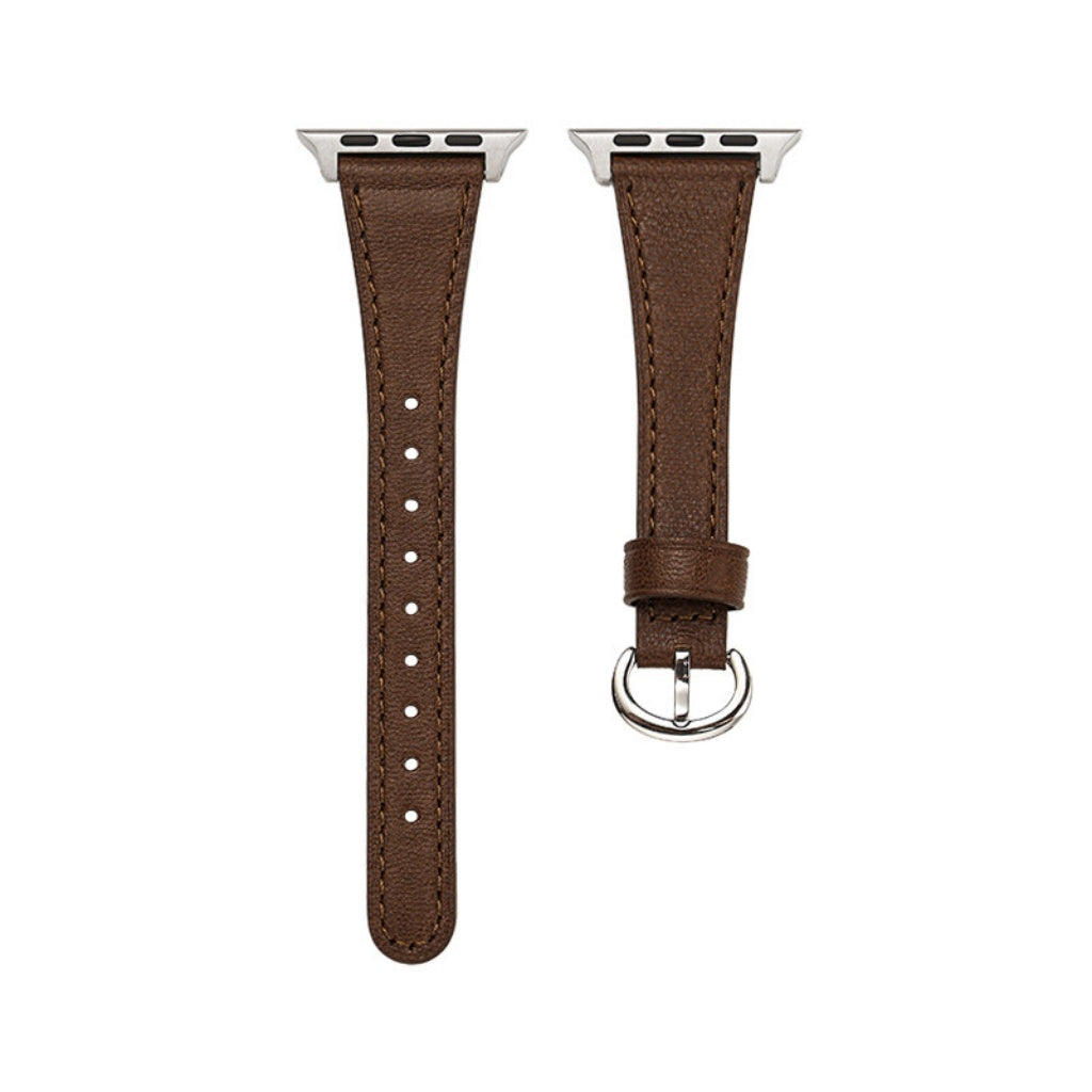 Horseshoe Buckle Leather Strap For Apple Watch