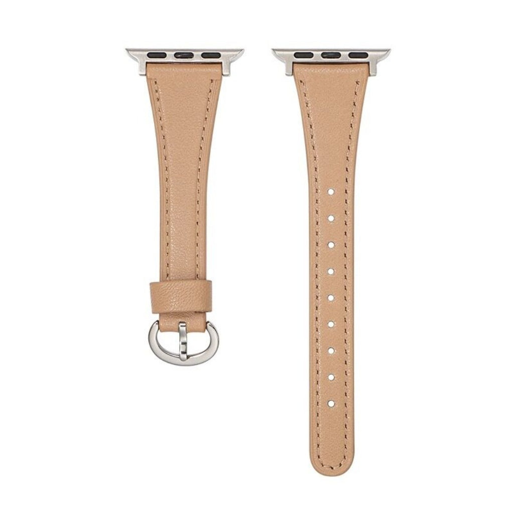 Horseshoe Buckle Leather Strap For Apple Watch