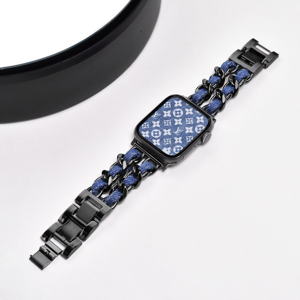Y2K Denim Chain Apple Watch Band