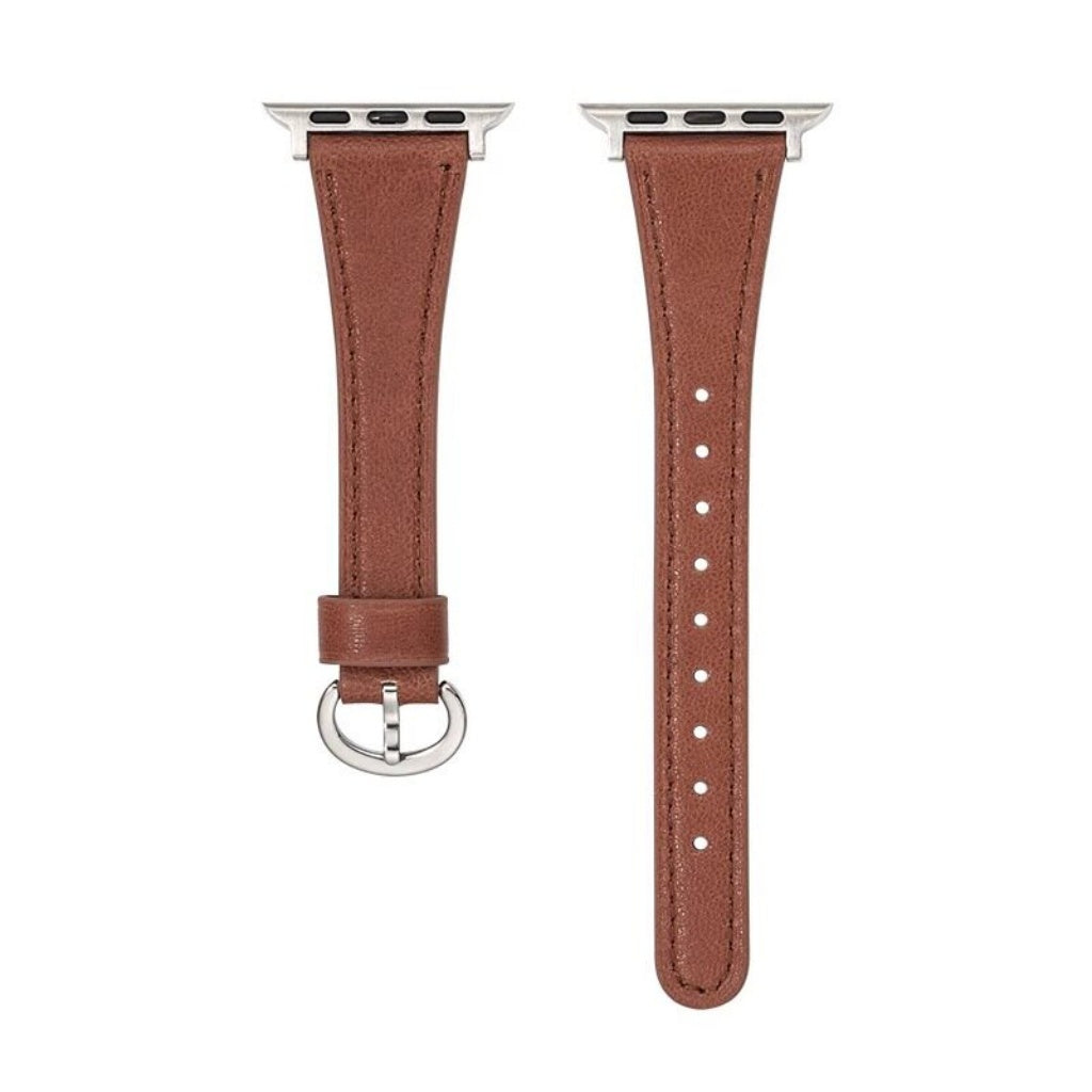 Horseshoe Buckle Leather Strap For Apple Watch