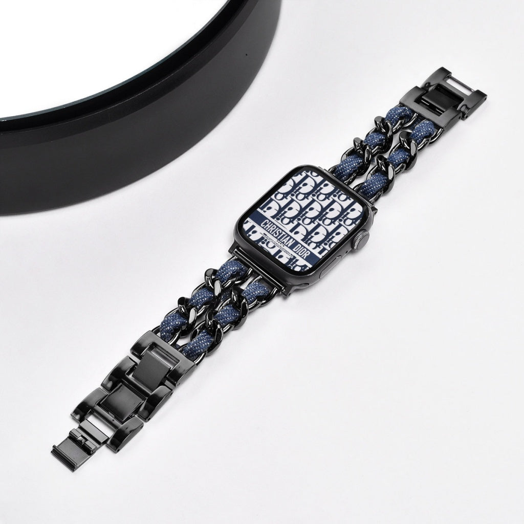 Y2K Denim Chain Apple Watch Band