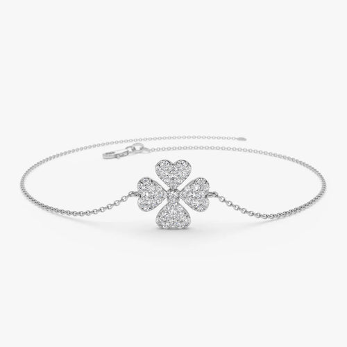 Clover Zircon Bracelet