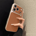 Leather-Trimmed Premium Case For Iphone