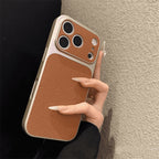 Leather-Trimmed Premium Case For Iphone