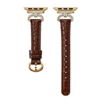 Regina Crystal Leather Band for Apple Watch