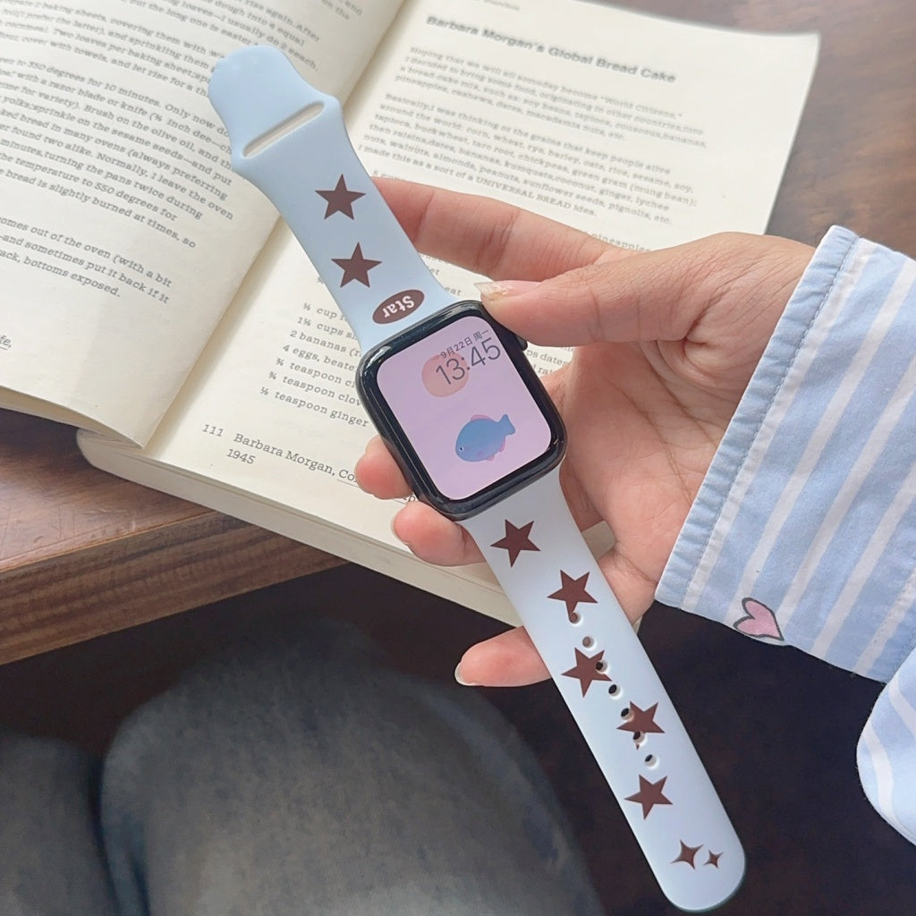 Star Silicone Apple Watch Band