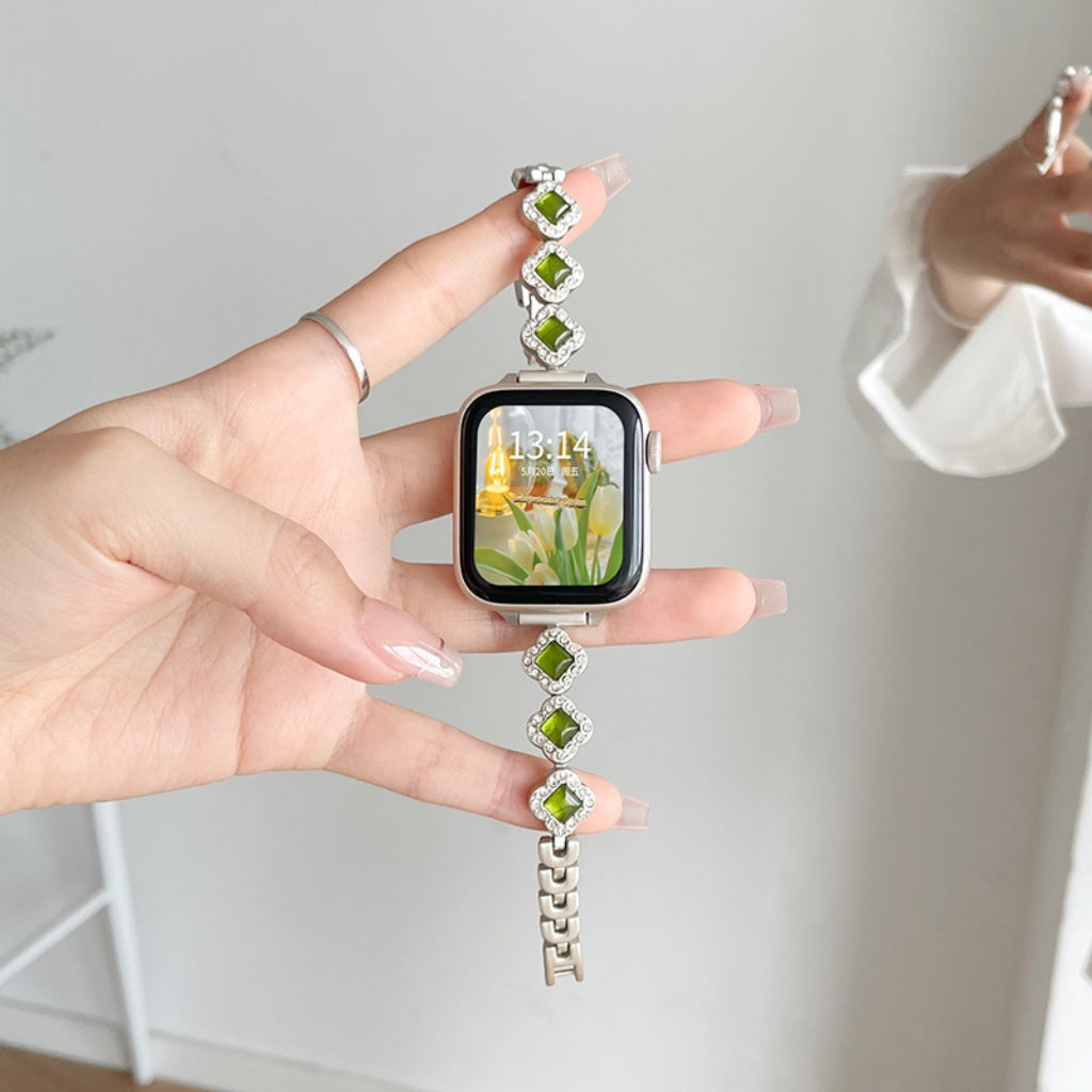 Crystal Metal Apple Watch Band