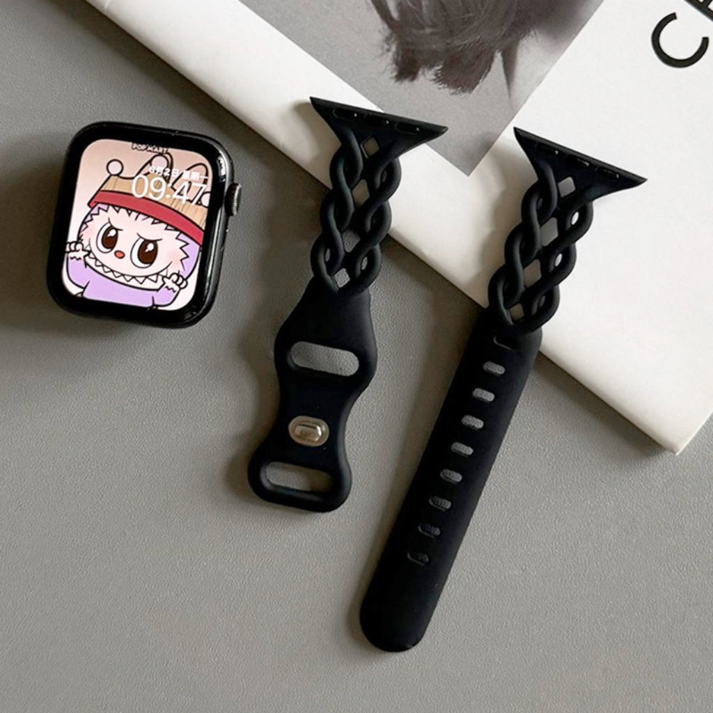 Braid Silicone Apple Watch Band
