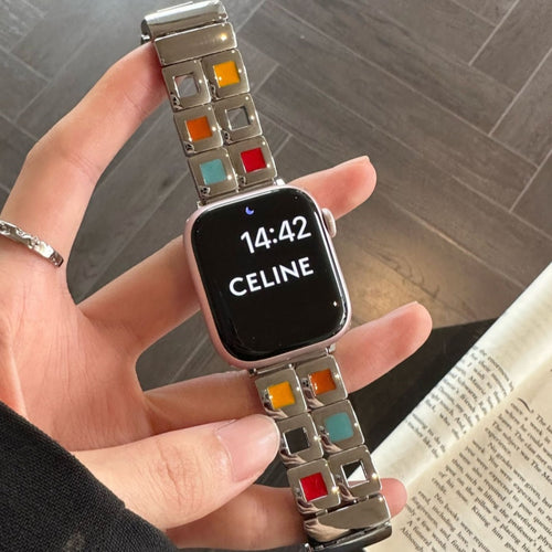 Candy Square Stainless Steel Strap