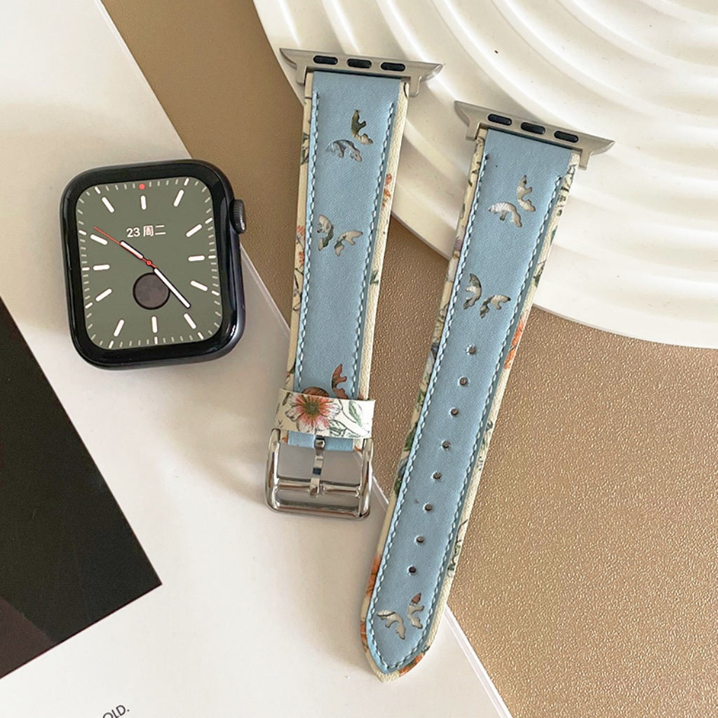 Elegant Butterfly Leather Strap