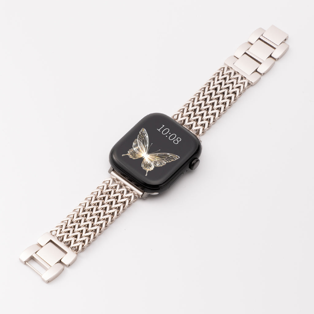 Heart Weave Stainless Steel Band