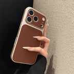 Leather-Trimmed Premium Case For Iphone