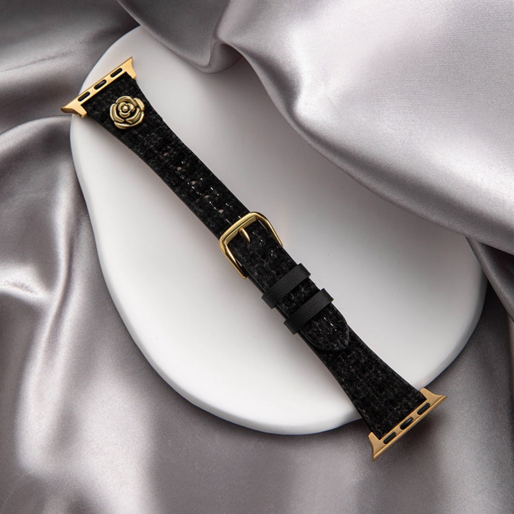 Rosalie Tweed Rose Band for Apple Watch