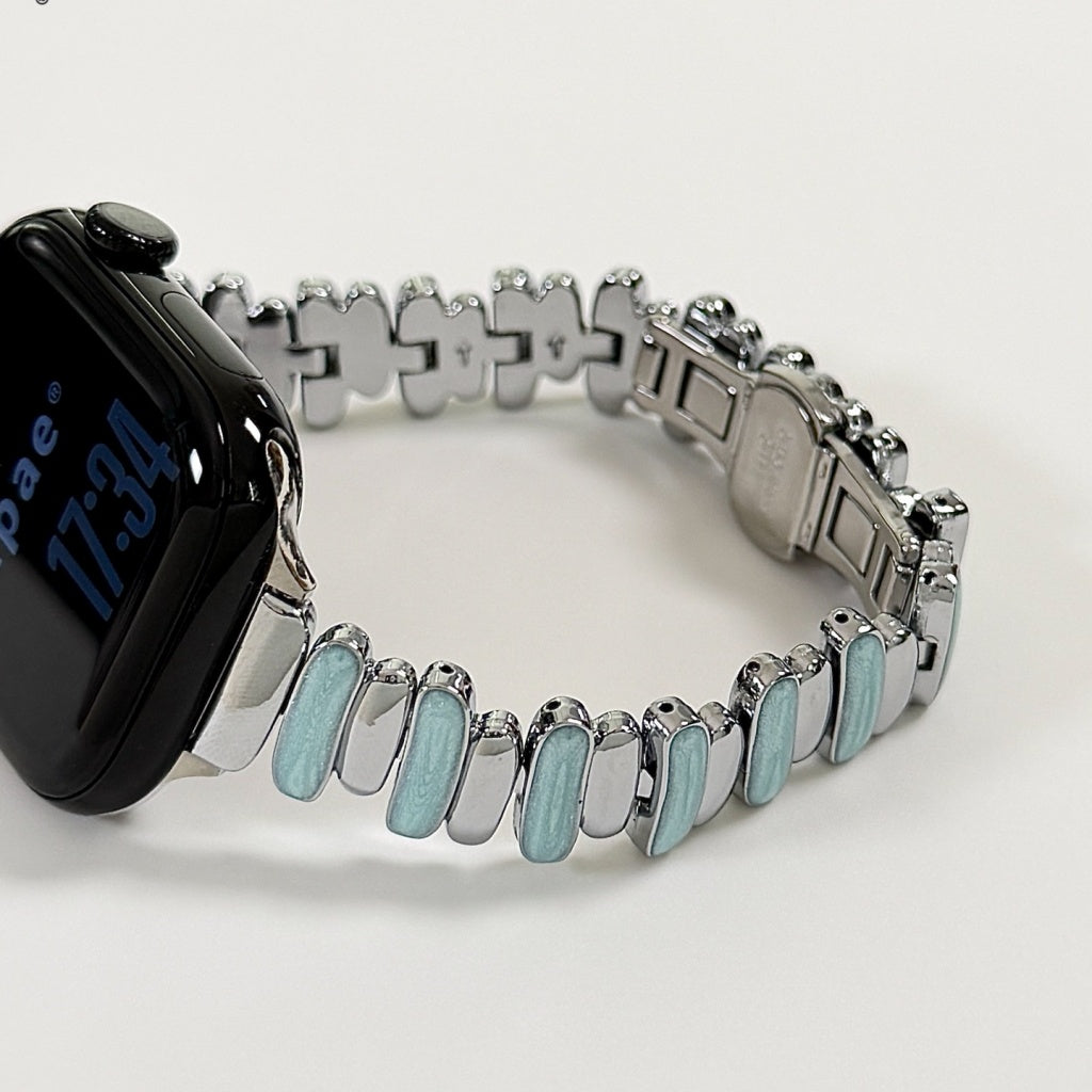 Luna Pebble Metal Bracelet Band For Apple Watch