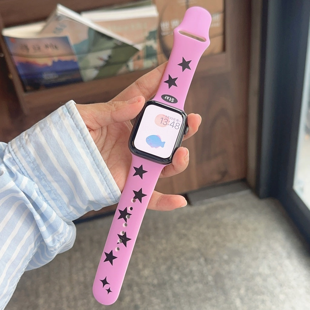 Star Silicone Apple Watch Band