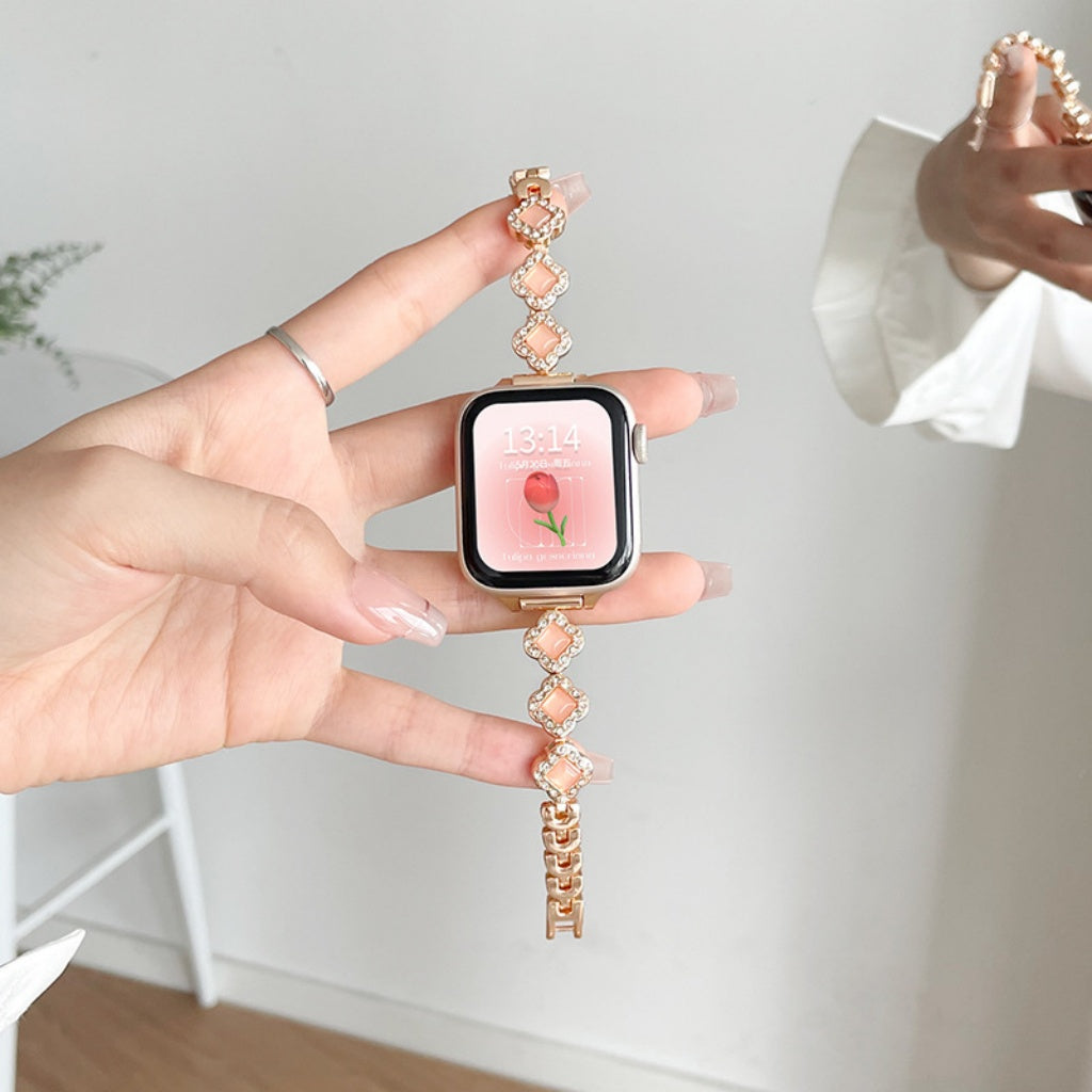 Crystal Metal Apple Watch Band